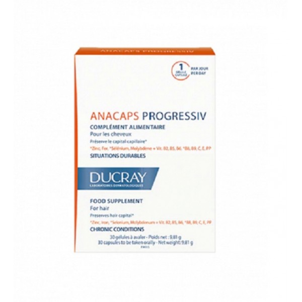 Ducray Anacaps Progressiv 30 capsules