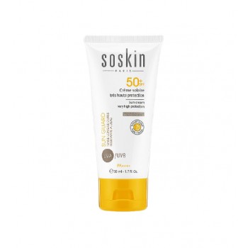 SOSKIN Ecran Solaire Fluide Très Haute Protection spf 50 + (50ml)