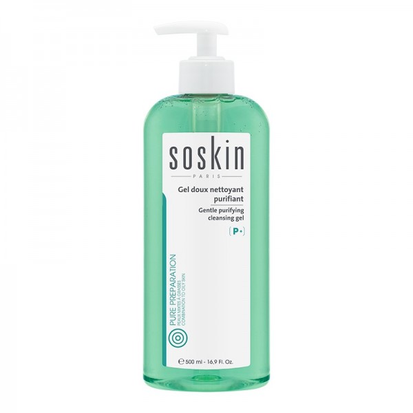 SOSKIN GEL DOUX NETTOYANT PURIFIANT 500 ML