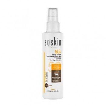 SOSKIN SPRAY SOLAIRE TRES HAUTE PROTECTION SPF50+ ADULTES & ENFANTS 150ML