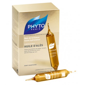 PHYTO HUILE D'ALES Hydratation Cheveux Secs (5 ampoules de 10 ml)