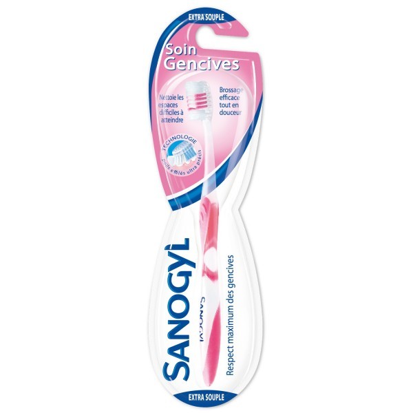 SANOGYL brosse à dents soin gencives Extra-Souple