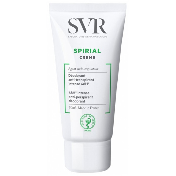 SVR Spirial Crème anti-transpirant intense 48H 50 ml