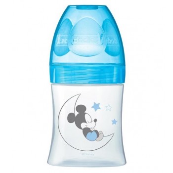Dodie Biberon Disney Baby Mickey Sensation+ Anti-colique tétine plate (0-6 M) – 150 ml