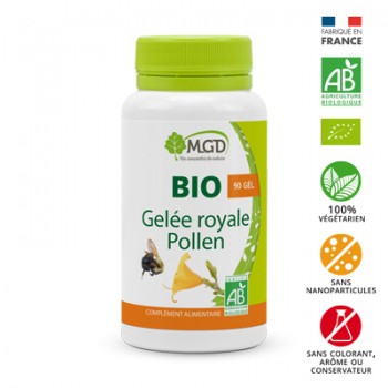MGD Bio Gelée royale+pollen 90 gél