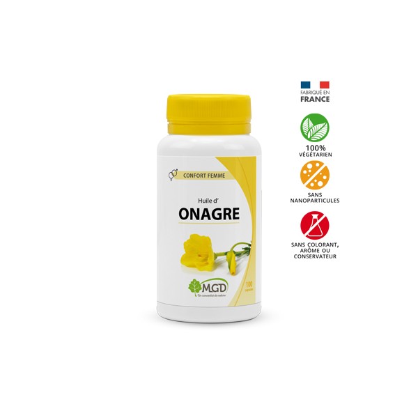 MGD Huile d'onagre 100 capsules