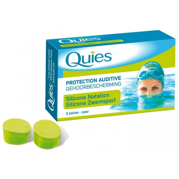 QUIES PROTECTION EN SILICONE PÉCIAL NATATION 3 paires