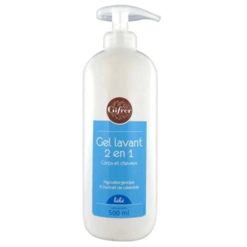 GIFRER gel lavant 2 EN 1 corps et cheveux 500 ml