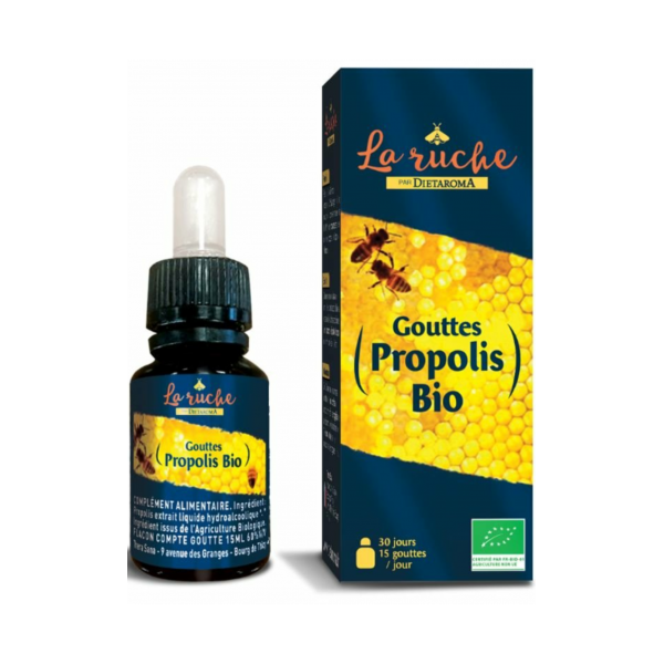 Dietaroma Propolis de La Ruche Bio gouttes 15ml