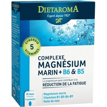 Dietaroma Complexe magnesium marin B6 - 60 capsules