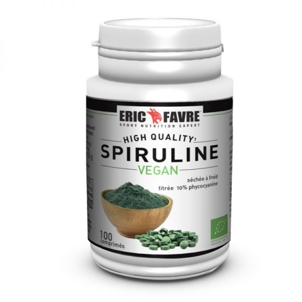 Eric Favre Spiruline Vegan Bio 100 Comprimés