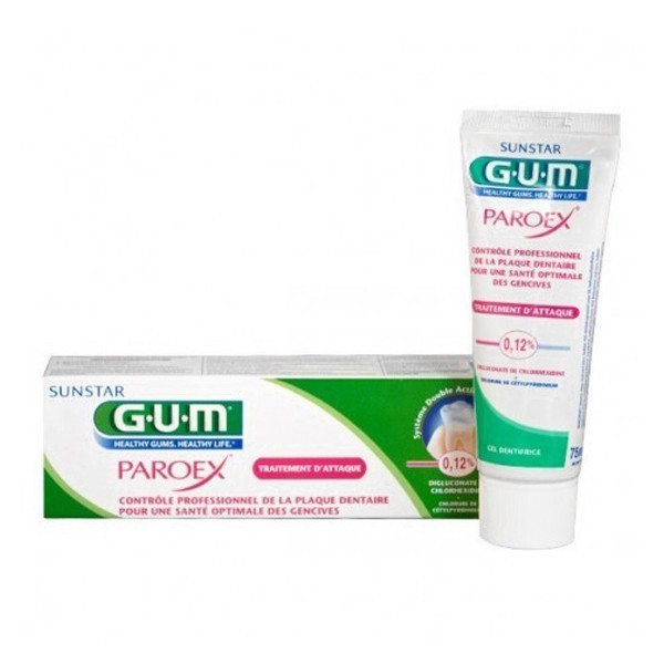 GUM Dentifrice Paroex 75ml  (Problèmes de gencives)