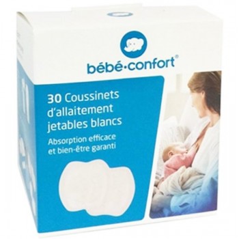 Bebe confort 30 coussinets d'allaitement jetables ultra-absorbants