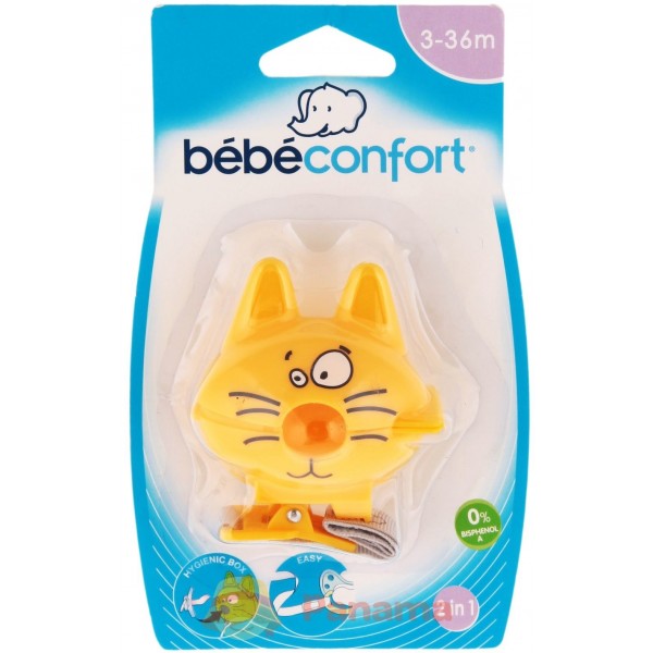 Bebe confort Boite ludique protege et attache-sucette chat