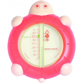 Bebe confort Thermometre de bain tortue Rose