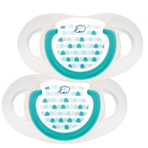 Bebe confort 2 sucette dental safe silicone 6-18m
