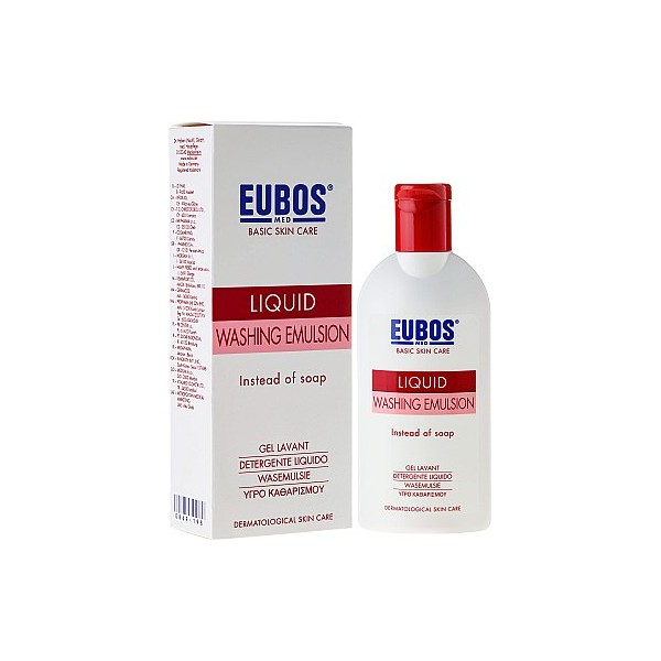 EUBOS MED Gel lavant dermatologique rouge au parfum hyppoallergénique 200ML
