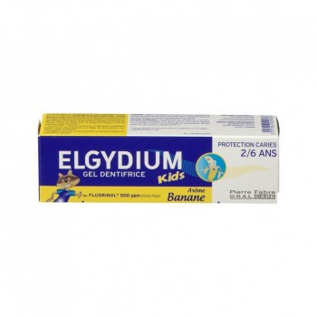Elgydium Dentifrice KIDS 2-6 ans Banane 50 ML