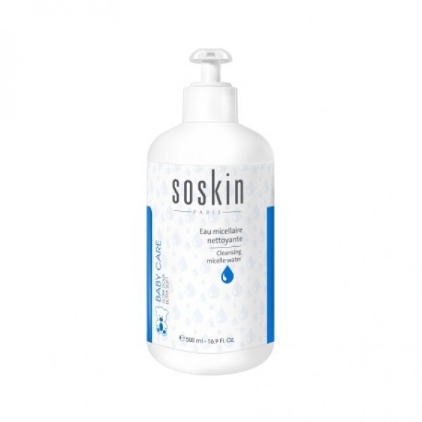 Soskin Baby Care Eau Micellaire Nettoyante 500ml