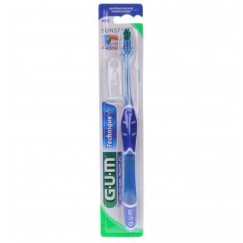 GUM Brosse a Dents TECHNIQUE Medium Compact