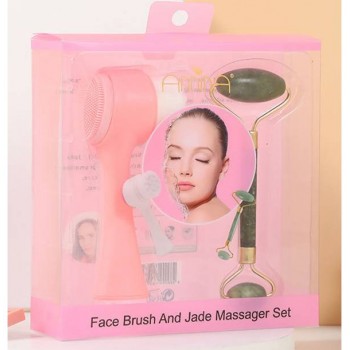 Brosse de Massage Facial en Silicone Double Face