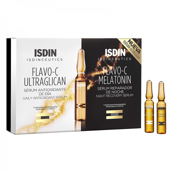 ISDIN Flavo C 24h (Ultraglican+ Melatonin )  10+10 Amp