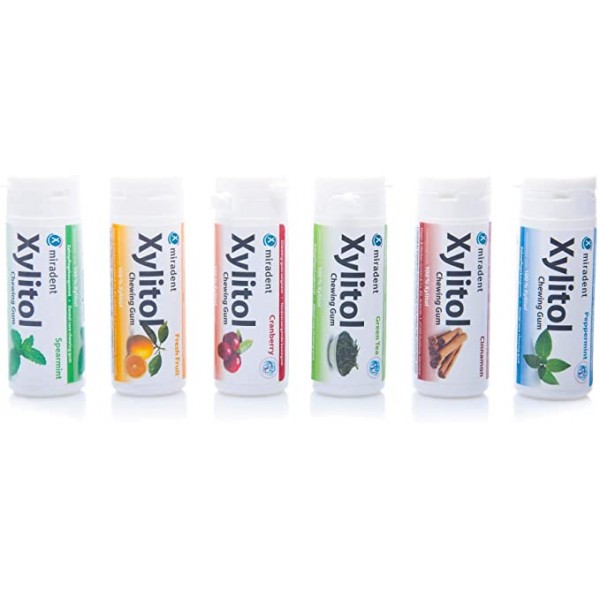 Miradent Xylitol Chewing Gum (différents gout à choisir)