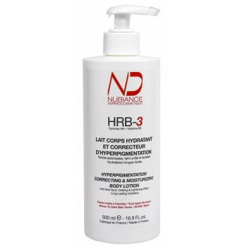NUBIANCE lait Corps hydratant et correcteur d'hyperpigmentation HRB-3 (500 ml)