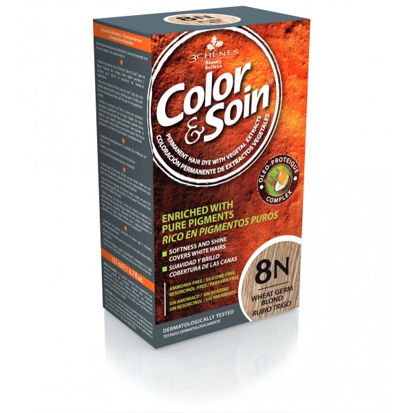 3 CHENES COLOR & SOIN 8A BLOND CENDRE