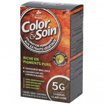 3 CHENES COLOR & SOIN 5G CHATAIN CLAIR DORE