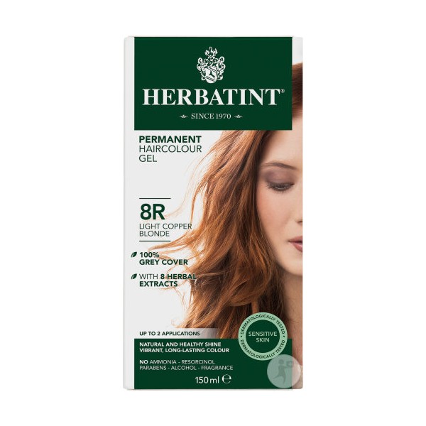HERBATINT Bio Nature Coloration 8R Blond clair cuivre 150ml