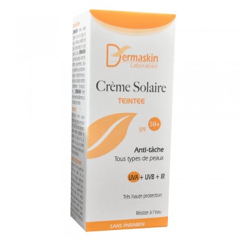 DERMASKIN CREME SOLAIRE SPF 50+ ANTI-TâCHE Teintée Claire 50 ml