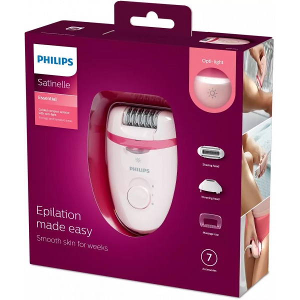 Philips Essential Épilateur compact sur secteur