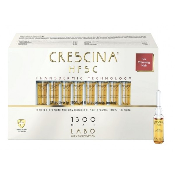 Crescina HFSC Transdermic 1300 Man 20FL 20 ampoules