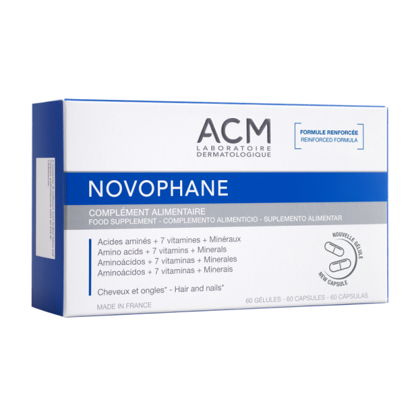 ACM Novophane ongles et cheveux(180 gélules) traitement 3 mois