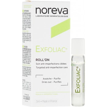 NOREVA EXFOLIAC roll'on anti-imperfections action ciblées 5ml
