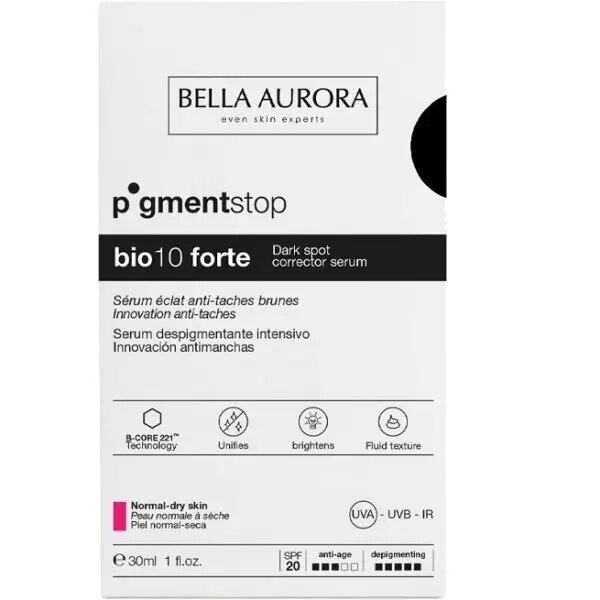 BELLA AURORA BIO10 FORTE Pigment Stop P. Nrml-Seche 30ml