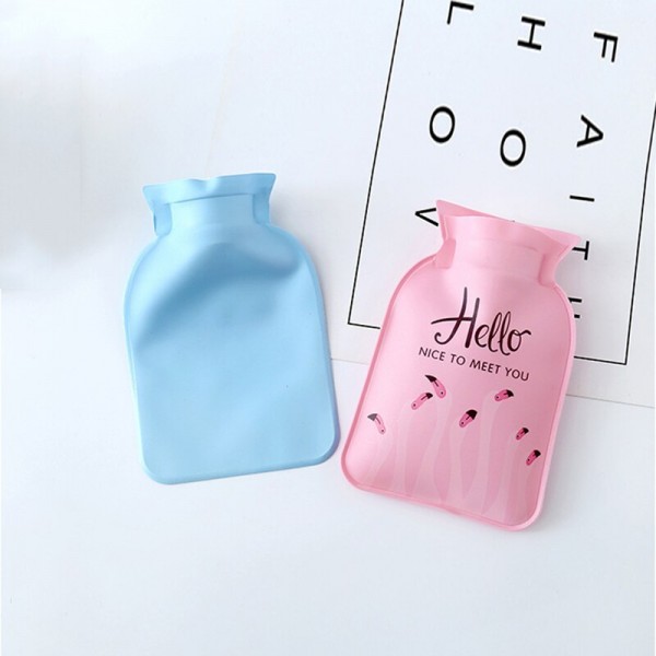 Bouillotte silicone Portable Mini bouteille Chaude sac de remplissage d'eau