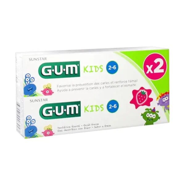 Gum 2 Dentifrice Kids 3 ans+ 3000/2 pack