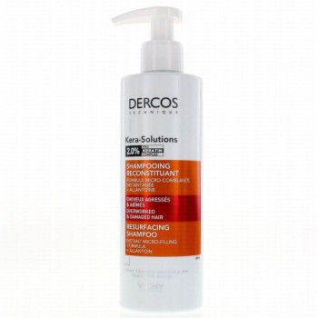Vichy Dercos Kera-Solutions Shampoing Reconstituant Cheveux Secs et Abîmés 250ml