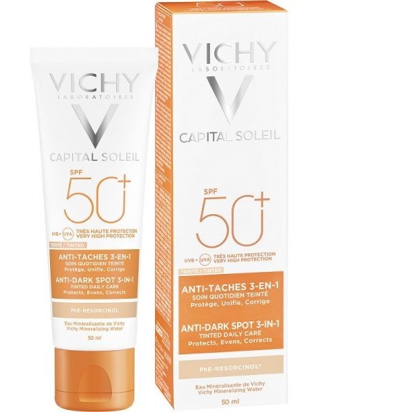 Vichy Capital Soleil Soin Anti Taches Teinté 3en1 SPF50+ 50ml