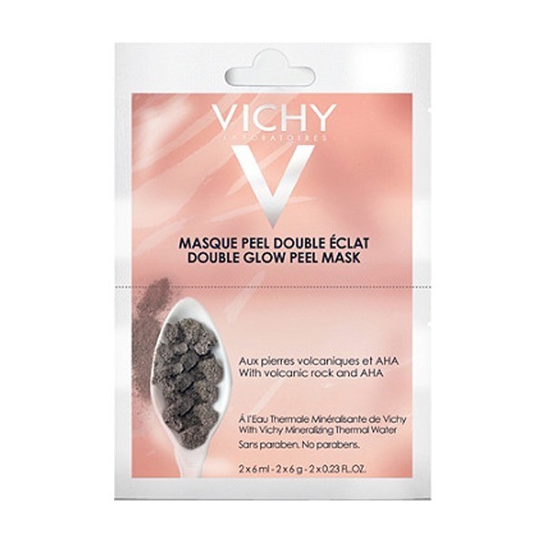 Vichy Masque Minéral Bidose Peel Double Eclat Tous Types de Peaux  2 x 6ml