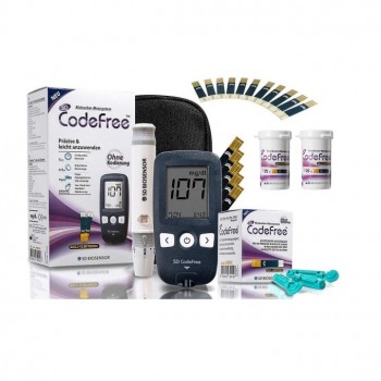 codefree 60 bandelettes + KIT pour diabète Offert Promotion