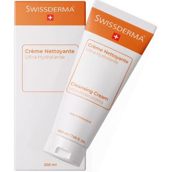 Swissderma Creme Nettoyant Ultra Hydratante 200ml