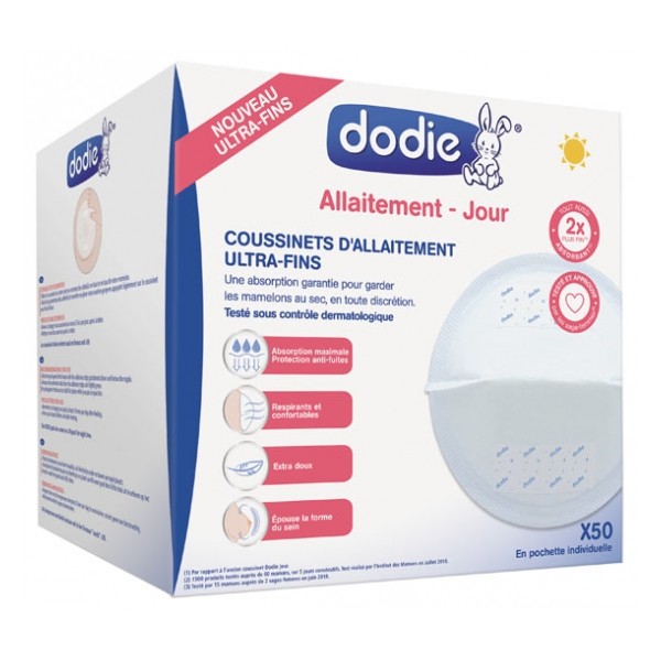 Dodie Coussinets d’allaitement JOUR X 50