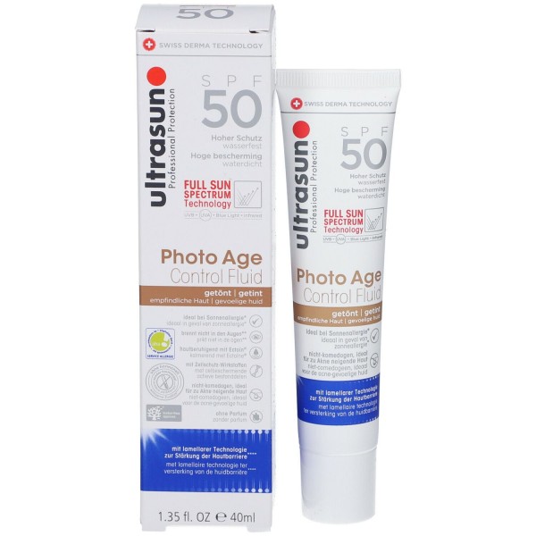 ULTRASUN PHOTO AGE CONTROL FLUID TEINTE SPF50 40ML