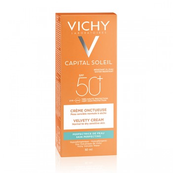 Vichy Capital Soleil Crème Onctueuse SPF50+ Peau Sensible Normale à Sèche 50ml