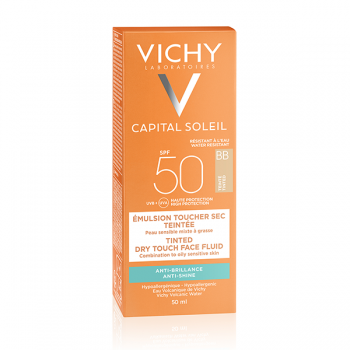 Vichy Capital soleil creme anti-brillant Teinte bebe creme spf 50+