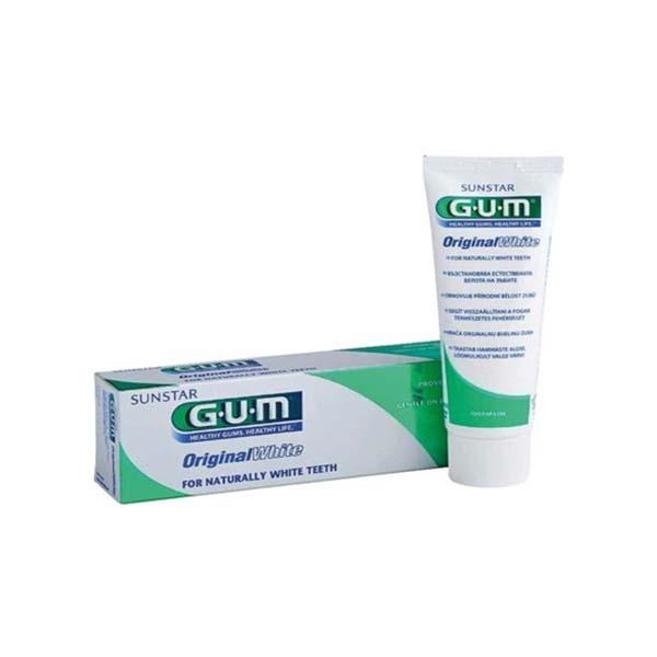 GUM Dentifrice Original White 75ml  (Anti-coloration)