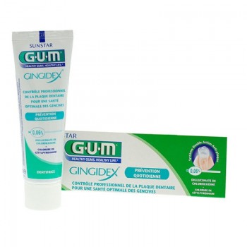 GUM Dentifrice Gingidex 75ml (Gensives fragiles/ Prévention)